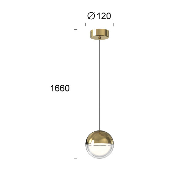LED Полилей ZIREA 4329801 Viokef 7W 3000K | Osvetlenieto.bg