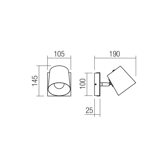 Аплик OAKER 01-3494 Smarter 1xE14 | Osvetlenieto.bg
