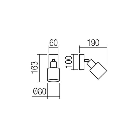 Аплик ROTIS 01-3984 Smarter 1xE14 | Osvetlenieto.bg