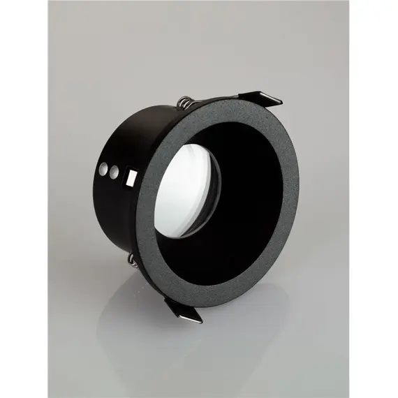 Черна луна за баня Ceid 9011488 NovaLuce 1xGU10 IP44 | Osvetlenieto.bg