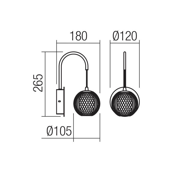 LED Аплик GIANET 01-4038 Smarter 4W 3000K | Osvetlenieto.bg