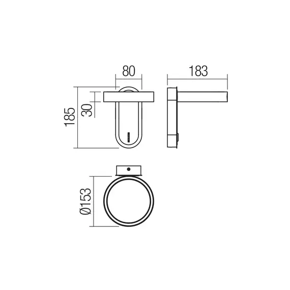 LED Аплик KEEN 01-3763 Smarter 6W 3000K | Osvetlenieto.bg