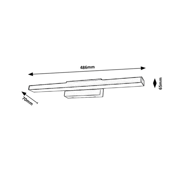 LED Аплик за баня John 5732 Rabalux 12W 3000K | Osvetlenieto.bg