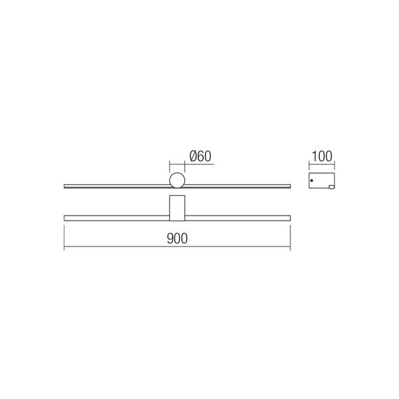 LED Аплик за баня ROW 01-4035 Smarter 18W 3000K | Osvetlenieto.bg