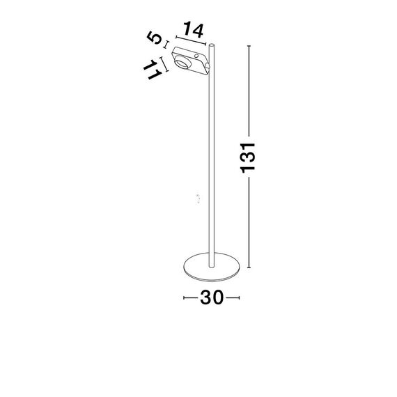 LED Лампион KEDROS Touch Dimmable 9870034 NovaLuce 9W 3000K | Osvetlenieto.bg