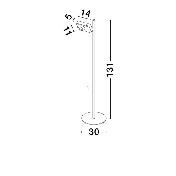 LED Лампион KEDROS Touch Dimmable 9870035 NovaLuce 9W 3000K | Osvetlenieto.bg
