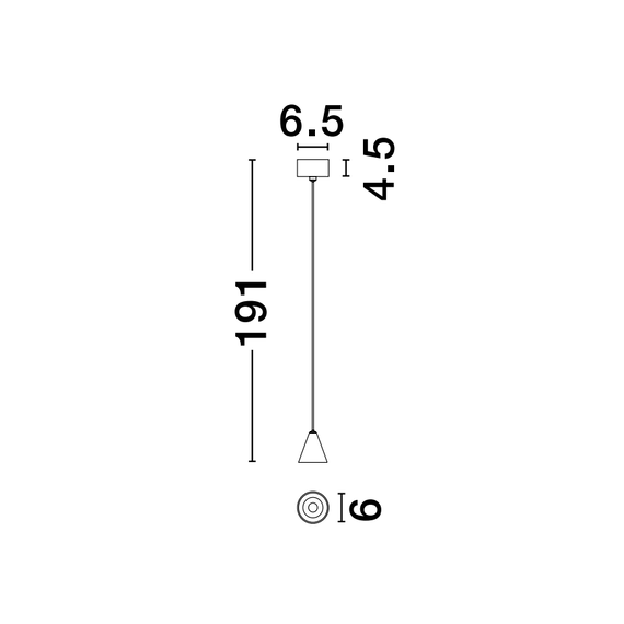 LED Пендел IRMOS 9695113 NovaLuce 5W 3000K | Osvetlenieto.bg