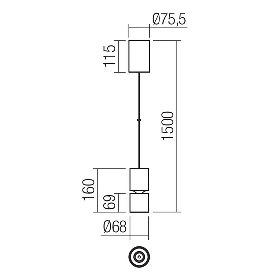 LED Пендел NAKU 01-4061 Smarter 12W 3000K | Osvetlenieto.bg