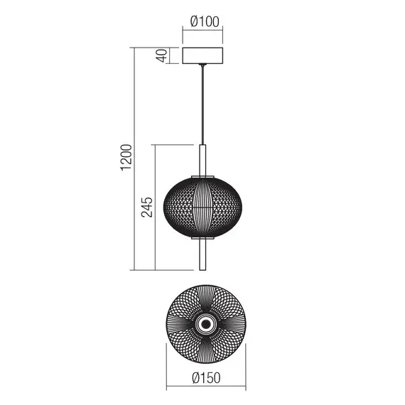 LED Пендел VENTURA 01-4023 Smarter 6W 3000K | Osvetlenieto.bg