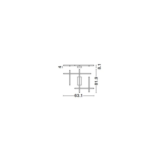 LED Плафон PACE 9002059 NovaLuce 63W 3000K | Osvetlenieto.bg