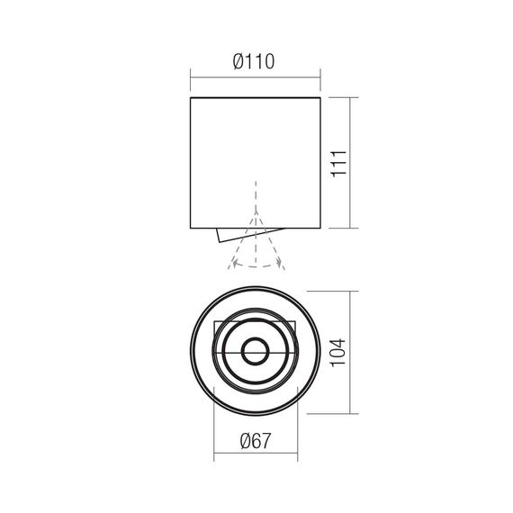 LED Плафон PC 01-70434 Smarter 10W 3000K | Osvetlenieto.bg