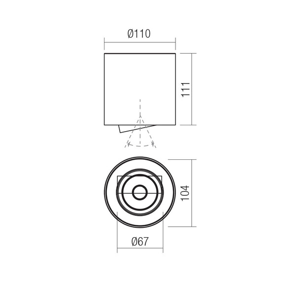 LED Плафон PC 01-70437 Smarter 10W 4000K | Osvetlenieto.bg