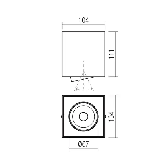 LED Плафон PC 01-70440 Smarter 10W 3000K | Osvetlenieto.bg