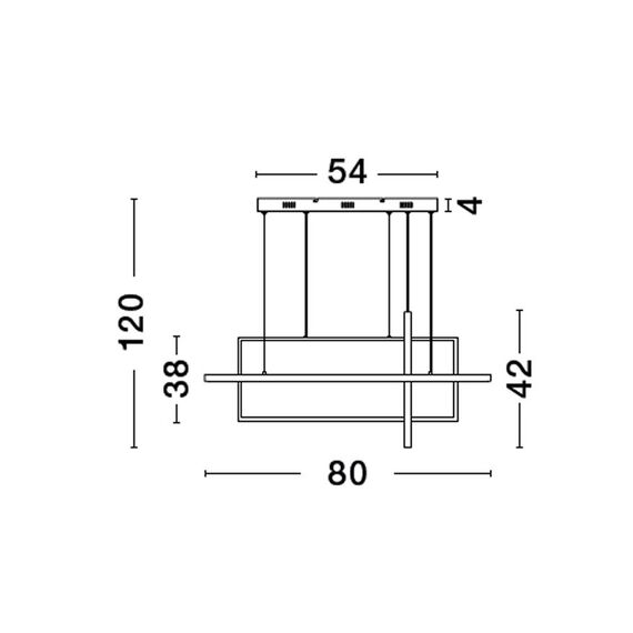 LED Полилей CLEA 9756719 NovaLuce 59W CCT 2700K-5000K | Osvetlenieto.bg