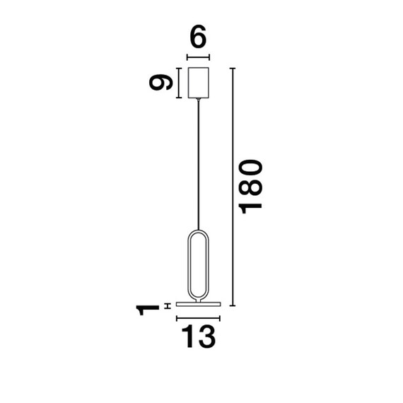 LED Полилей GEA 9501207 NovaLuce 8W 3000K | Osvetlenieto.bg