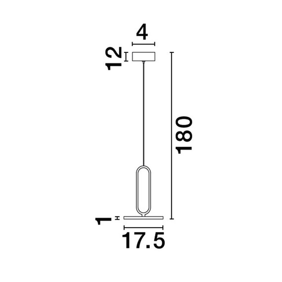 LED Полилей GEA 9501208 NovaLuce 12W 3000K | Osvetlenieto.bg