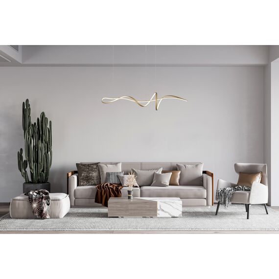 LED Полилей Mila PND-23523-GD Italux 40W 3000K-6000K | Osvetlenieto.bg