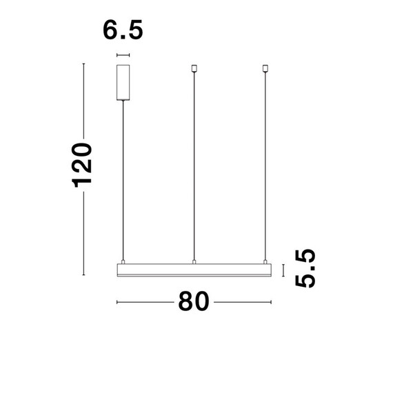 LED Полилей MOTIF 9190748 NovaLuce 48W 3000K Triac Dimmable | Osvetlenieto.bg