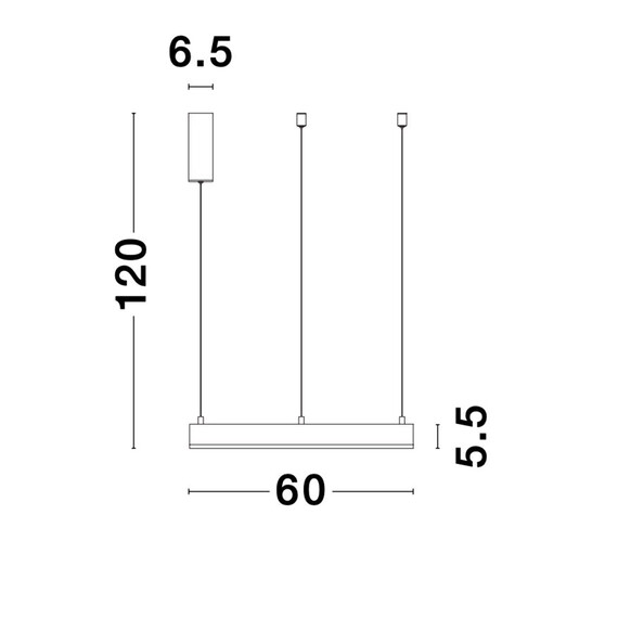 LED Полилей MOTIF 9190840 NovaLuce 40W 3000K Triac Dimmable | Osvetlenieto.bg