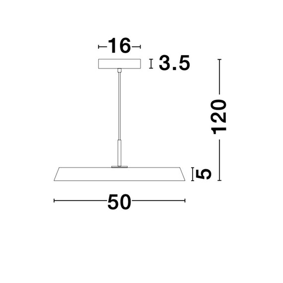 LED Полилей VETRO 910622 NovaLuce 41W 3000K | Osvetlenieto.bg