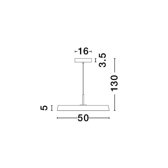 LED Полилей VETRO 9223416 NovaLuce 37W 3000K | Osvetlenieto.bg