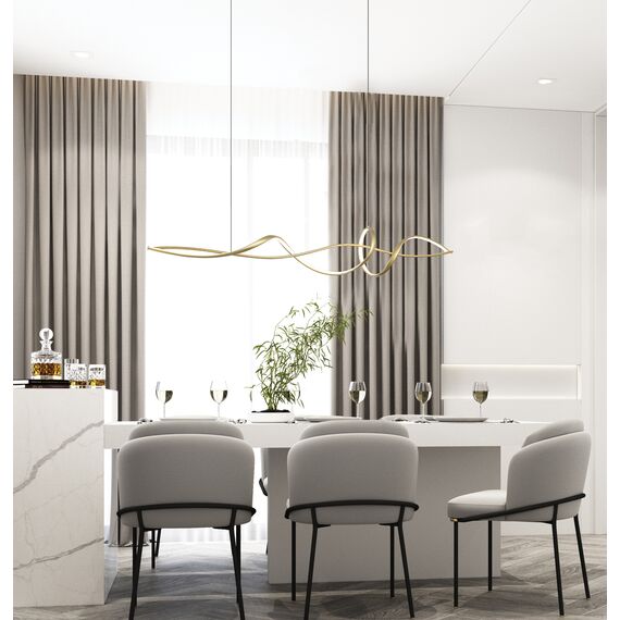 LED Полилей Zambelis 23108 PENDAN LED LIGHT 27W 3000K ALUMINIUM GOLD | Osvetlenieto.bg