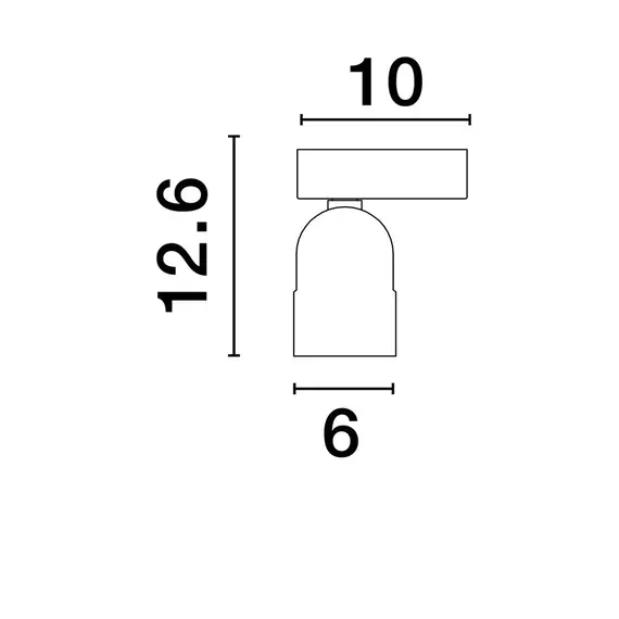 LED Спот SIRMOS 9088133 NovaLuce 8W 3000K | Osvetlenieto.bg