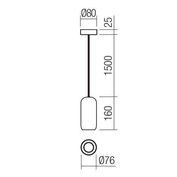 Пендел BOOM 01-3474 Smarter 1xGU10 | Osvetlenieto.bg