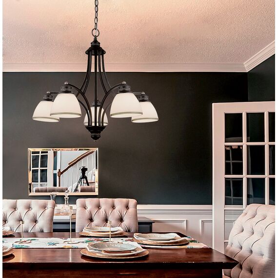 Полилей CLAIR 4133700 Viokef 5xE27 | Osvetlenieto.bg