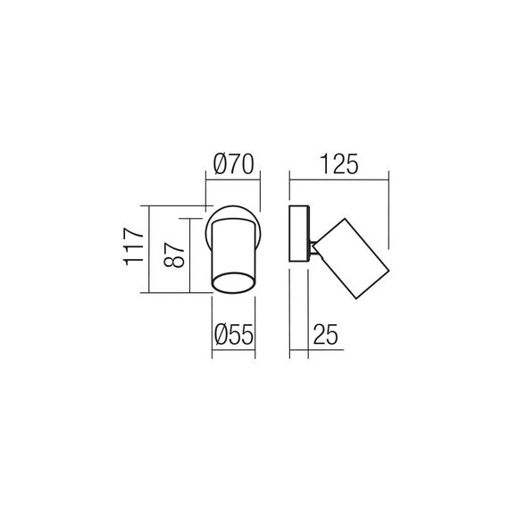 Спот MODI 01-3499 Smarter 1XGU10 | Osvetlenieto.bg