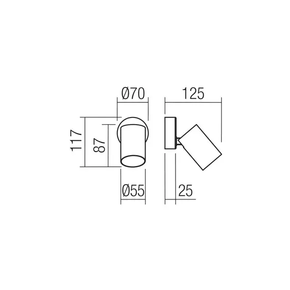 Спот MODI 01-3501 Smarter 1XGU10 | Osvetlenieto.bg
