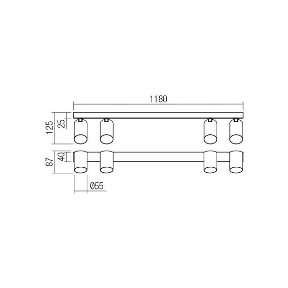 Спот MODI 01-3508 Smarter 4xGU10 | Osvetlenieto.bg
