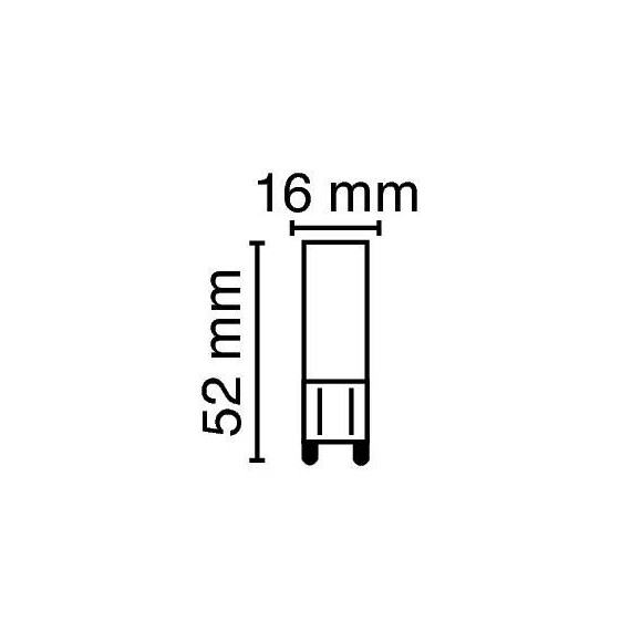 G9 3W 2700K Radium Димируема LED крушка 320lm | Osvetlenieto.bg