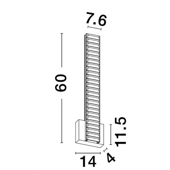 LED Аплик AURELIA 9333065 NovaLuce 18W 3500K | Osvetlenieto.bg