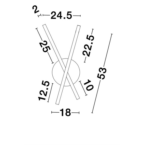 LED Аплик RESLIN 9100201 NovaLuce 18W 3000K | Osvetlenieto.bg