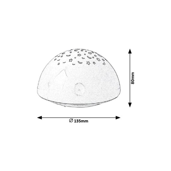 LED Детска нощна лампа LINA 1470 Rabalux 0.5W RGB | Osvetlenieto.bg LED Детска нощна лампа LINA 1470 Rabalux 0.5W RGB | Osvetlenieto.bg