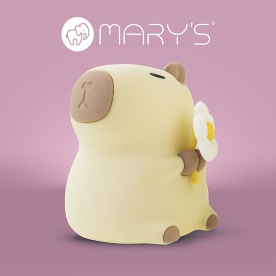 LED Детска нощна лампа MARY'S Капибара с цвете MW61108 2.5W 3000K+RGB | Osvetlenieto.bg