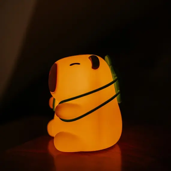 LED Детска нощна лампа MARY'S Капибара Турист MW61109 2.5W 3000K+RGB | Osvetlenieto.bg