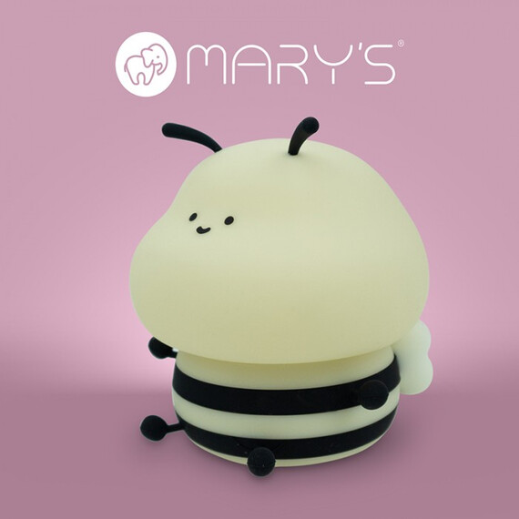 LED Детска нощна лампа MARY'S Пчеличка MW61291 3W 3000K+RGB | Osvetlenieto.bg