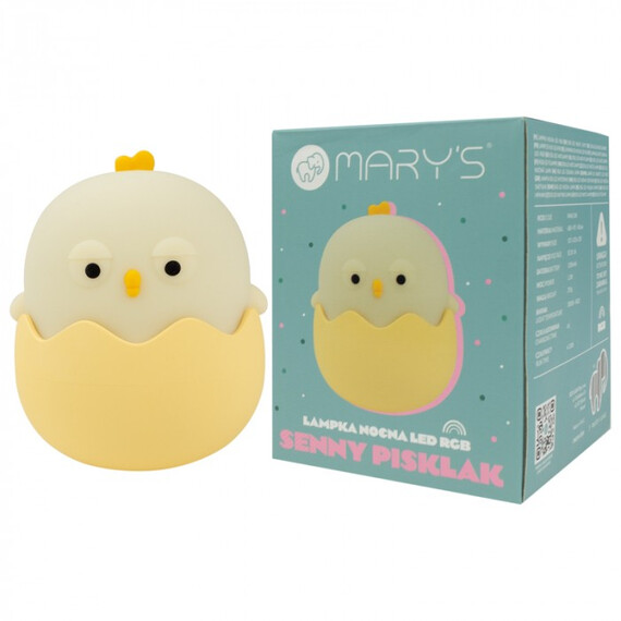 LED Детска нощна лампа MARY'S Пиленце MW61248 1.2W 3000K+RGB | Osvetlenieto.bg