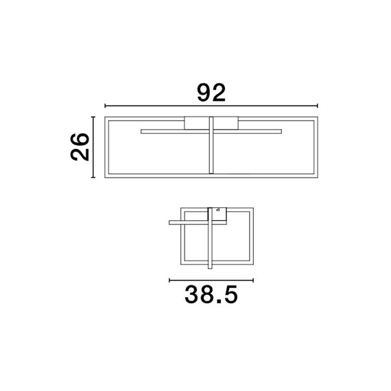 LED Плафон CLEA 9086024 NovaLuce 31W 3000K Triac Dimmable | Osvetlenieto.bg