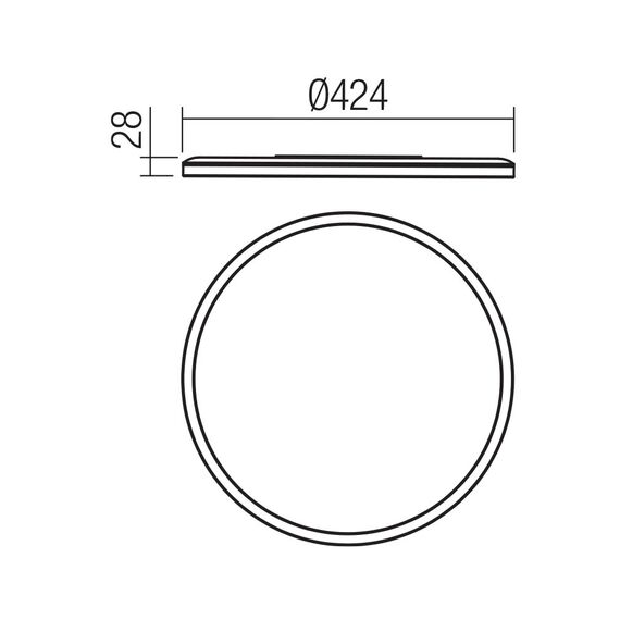 LED Плафон MEMO 05-1006 Smarter 24W CCT 3000K-4000K-6500K | Osvetlenieto.bg