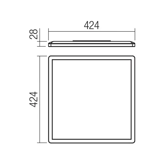 LED Плафон MEMO 05-1008 Smarter 24W CCT 3000K-4000K-6500K | Osvetlenieto.bg