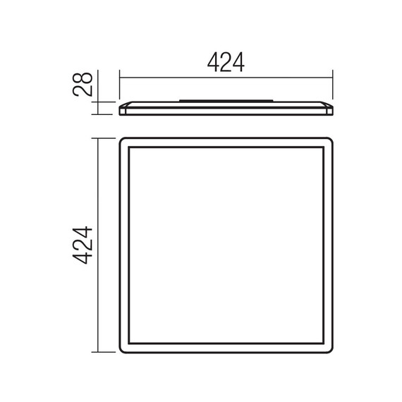 LED Плафон MEMO 05-1009 Smarter 24W CCT 3000K-4000K-6500K | Osvetlenieto.bg