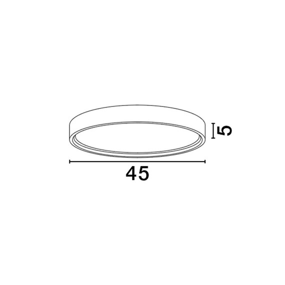 LED Плафон OLAF 9085231 NovaLuce 30W 3000K Triac Dimmable | Osvetlenieto.bg
