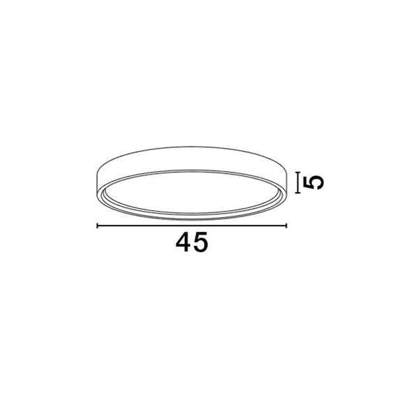 LED Плафон OLAF 9085232 NovaLuce 30W 3000K Triac Dimmable | Osvetlenieto.bg