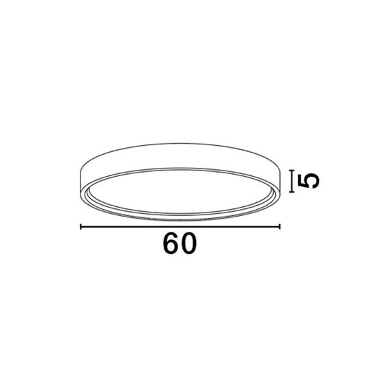 LED Плафон OLAF 9085233 NovaLuce 52W 3000K Triac Dimmable | Osvetlenieto.bg LED Плафон OLAF 9085233 NovaLuce 52W 3000K Triac Dimmable | Osvetlenieto.bg