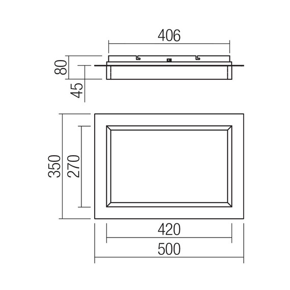 LED Плафон PERIMETRO 05-976 Smarter 36W CCT 3000K-4000K-6500K | Osvetlenieto.bg