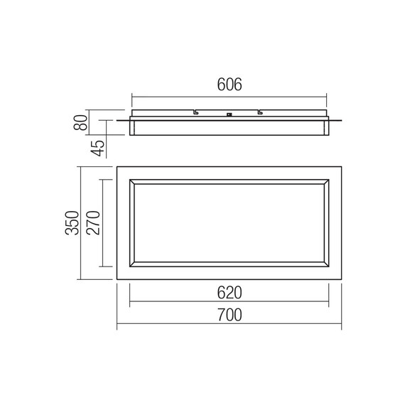 LED Плафон PERIMETRO 05-981 Smarter 40W CCT 3000K-4000K-6500K | Osvetlenieto.bg
