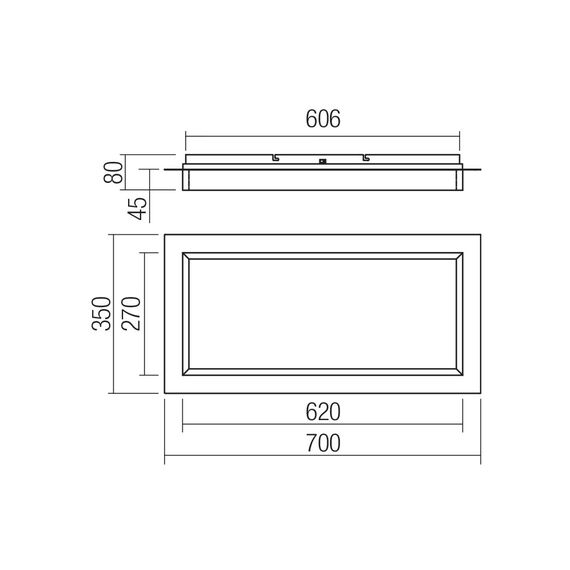 LED Плафон PERIMETRO 05-982 Smarter 40W CCT 3000K-4000K-6500K | Osvetlenieto.bg